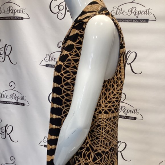 EMANUEL UNGARO TASSEL PRINT SZ 4 BLOUSE - Picture 3 of 6